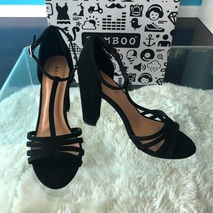 [New] Bamboo Suede Black Shoes